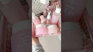 pink skincare 🎀 use code LOV3LYK7 to save skincare kbeautymakeup pink shorts fyp kpopfyp [upl. by Edijabab]