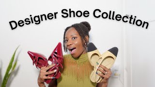 Designer Shoes Collection My Current Luxury Collection  Chanel Miu Miu YSL The Row amp More [upl. by Yrmac]