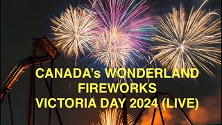 Canadas Wonderland Victoria Day Fireworks May 192024 [upl. by Dekeles]