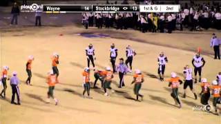 Football  Wayne County vs Stockbridge [upl. by Dripps535]