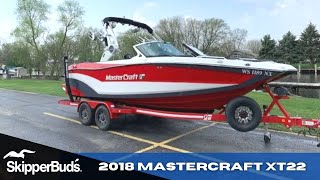 2018 MasterCraft XT22 Tow Boat Tour SkipperBuds [upl. by Dimo832]