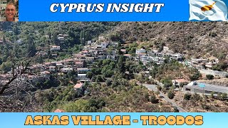 Askas Village in the Troodos Mountains Cyprus  Churches Houses amp More [upl. by Ainaj]