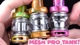 Triple Mesh Coil Heads The Mesh Pro Tank [upl. by Ahsek]