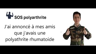 Jai annoncé à mes amis que javais une polyarthrite rhumatoïde [upl. by Nauqat]