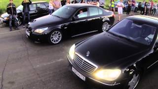 BMW 5series E60 vs MB sclass W220  NiceCarRu [upl. by Amahcen]