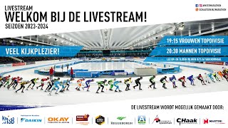 Livestream Daikin Marathon Cup 5  Jan van der Hoorn Schaatssport Marathon Haarlem [upl. by Alan667]