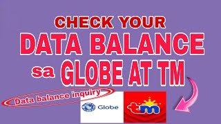 Paano Mag Balance Inquiry ng Data sa Globe at Tm [upl. by Nalani]