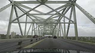 Cape Fear Memorial Bridge eastbound [upl. by Ruhl]