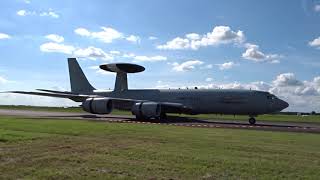 Meeting Aérien Avord 2016 Décollage E3F AWACS [upl. by Aicercul]