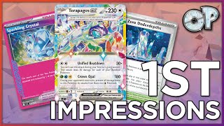 They reprinted Skyfield AND Mega Rayquaza Stellar Miracle First Impressions Japanese Pokemon TCG [upl. by Iggam564]