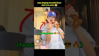 Lisa singing moonlit floor live lisa moonlitfloor fypシ [upl. by Anerahs]