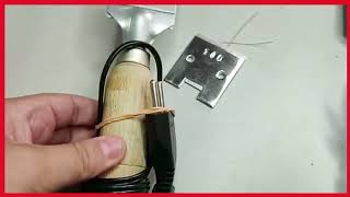 Riscador Frisador Pneu Chinelo Borracha Pneus Kit 220v 110v  5 laminas  1 resistencia [upl. by Ayerdna236]