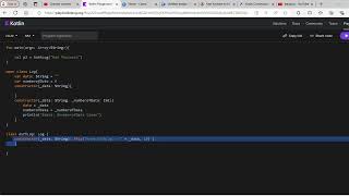 Kotlin Programming Language Project 45 Secondary Constructor Created by Trishanth Kumar [upl. by Sura]