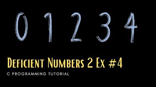 C Numbers 05 Find the Deficient numbers integers between 1 to 100 C Programming [upl. by Assirralc]