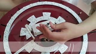 Changing light ceiling fan lightfan blade retractableinstallation tutorial [upl. by Lamond]