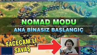 AoE2  3v3 HODRİ MEYDAN  NOMAD FaceCam Korean  Türkçe [upl. by Magdalena799]