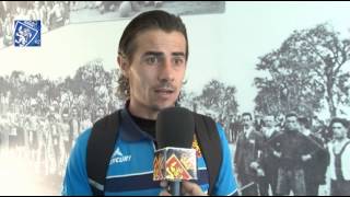 Declaraciones en Zona Mixta tras el Ponferradina  Real Zaragoza 1632014 [upl. by Vergne]