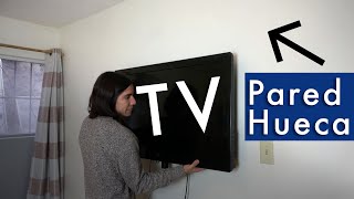 Cómo instalar TV en Muro hueco [upl. by Eilitan328]