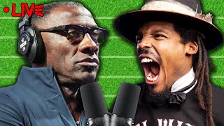 4thamp1 LIVE with Cam Newton amp Shannon Sharpe  SUPER BOWL DAY 1 [upl. by Trub]