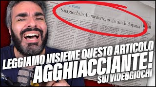 È SUCCESSO DI NUOVO UN GIORNALE ITALIANO CONTRO I VIDEOGIOCHI  Un nuovo quotSenatore Canginiquot [upl. by Donal]