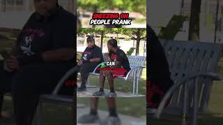 Sneezing On People Prank pranking [upl. by Ardme]