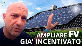 Si può Ampliare un impianto Fotovoltaico già Incentivato GSE   Pordenone pt 1 [upl. by Yeltsew]