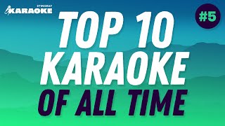 TOP 10 BEST KARAOKE SONGS OF ALL TIME VOL 5 FROM THE 70s 80s 90s AND 2000s [upl. by Delanos]