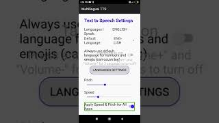 how to use multilingual TTS new text to speech switch languages easily new with TalkBack for blind [upl. by Ademla]