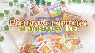 Papelería casera pt2🌿✨ recreando papelería de AliExpress 🌿 [upl. by Elleynod]