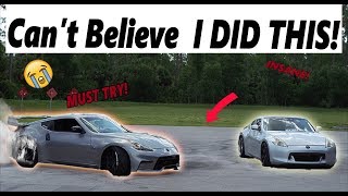 Can The 370z350z Do DONUTS THIS IS HOW Drifting my 370z for the FIRST TIME [upl. by Pegeen]