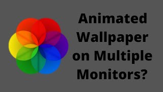 How to Make LIVELY WALLPAPER Display on Multiple Monitors [upl. by Lorrimor]