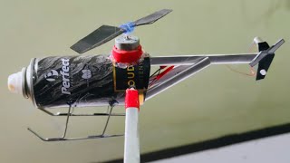 How to make a Mini Electric Helicopter with recyclable materials [upl. by Charil461]