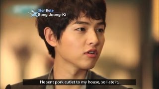 Star Date Interview with Actor Song Joongki 송중기 [upl. by Ahsinan]