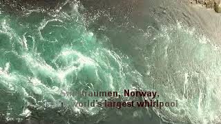 Whirlpool Saltstraumen Maelstrom Norway Worlds strongest [upl. by Llehsar107]