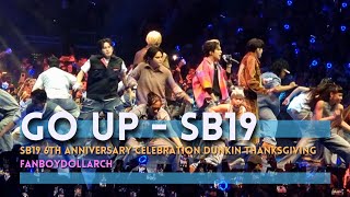 GO UP  SB19 Fancam  241026 6th Anniversary DUNKIN ThanksgiVIng DAY 1  Fan Boy Doll Arch [upl. by Rodenhouse]