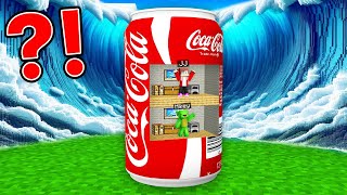 EPIC TSUNAMI vs Mikey amp JJ Coca Cola Bunker  Minecraft Maizen [upl. by Valli]