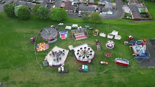 Winlaton Fun Fair From Above [upl. by Wat]