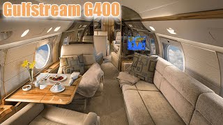 Inside 35m Gulfstrea G400 Private jet [upl. by Arraik228]