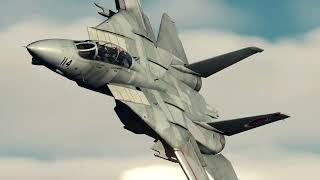 DCS F14 and FA 18 Cinematic fly NAVY [upl. by Annahsal]