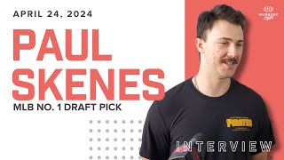 No 1 Draft Pick and Former LSU National Champion Paul Skenes Returns to Omaha  Interview [upl. by Aicilram927]