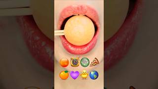 ASMR EMOJI FOOD marshmallow jelly tanghulu sprinkle honey jelly kohakuto yanggaeng jelly shorts [upl. by Lesya108]