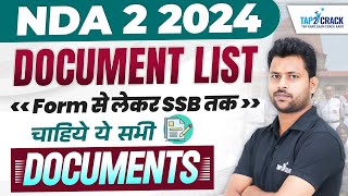 NDA 2 2024 Documents List  NDA 2 2024 Notification  NDA Documents Required  NDA Age Limit 2024 [upl. by Casey621]