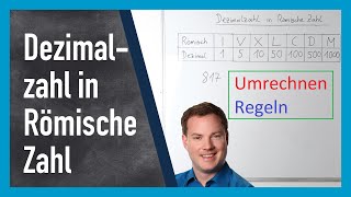 Dezimalzahlen in Römische Zahlen mit Beispielen [upl. by Moriah]