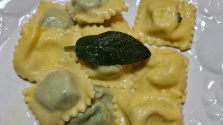 Ravioli fatti in casa doppio gusto [upl. by Niehaus385]