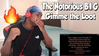 FIRST TIME HEARING The Notorious BIG  Gimme the Loot REACTION [upl. by Yentruok]