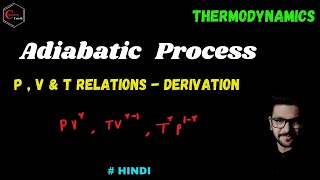 Adiabatic Process  Thermodynamics  P  V amp T Relations  BSc  MSc  CSIR NET [upl. by Windsor]