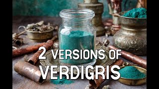 Verdigris pigment PG20 to handmade watercolor paint [upl. by Brazee]