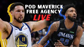 Dallas Mavericks Free Agency opening night Klay Thompson a Mav Derrick Jones Jr gone [upl. by Aihsak655]