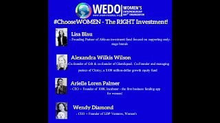 ChooseWOMEN  The Right Investment Virtual Panel [upl. by Sinegra851]