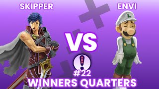 LGS The Sidequest 22  SKIPPER VS Envi  Winners Quarters  SSBU [upl. by Dolora]